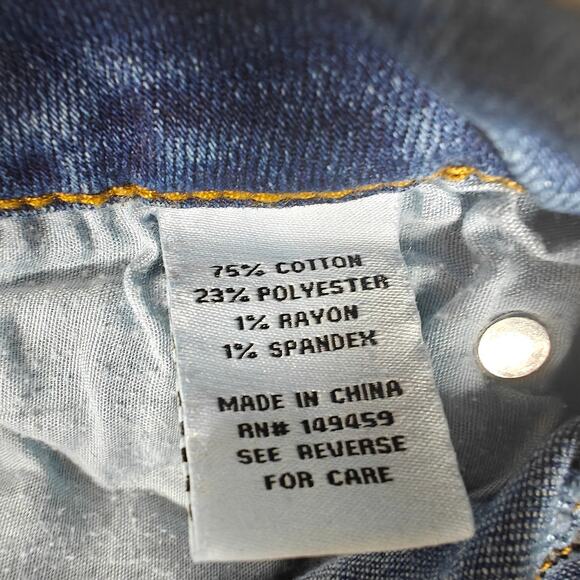 Ashley Mason High Rise Skinny Jeans Medium Wash Size 15 - Picture 7 of 9